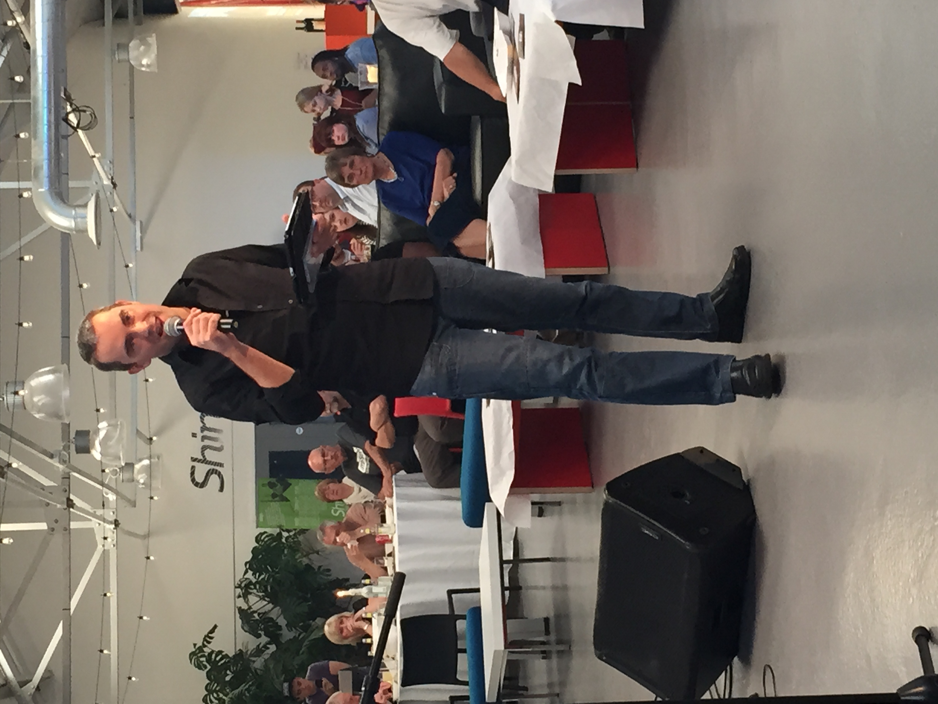 Tim Tucker, National Director, sharing with our guests about what is happening in Message SA.