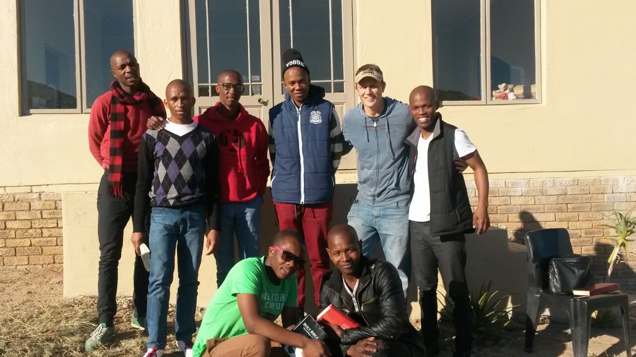 Some of our graduates with Neil Hall from Hebron Community Projects.