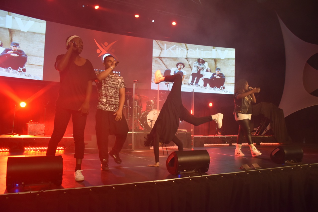KineticIV performing at one of the concerts in Cape Town.