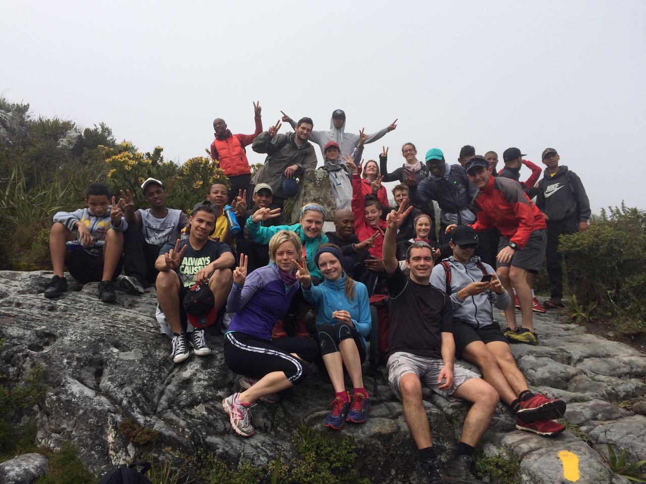 3 Peaks Team after climbing Table Mountain