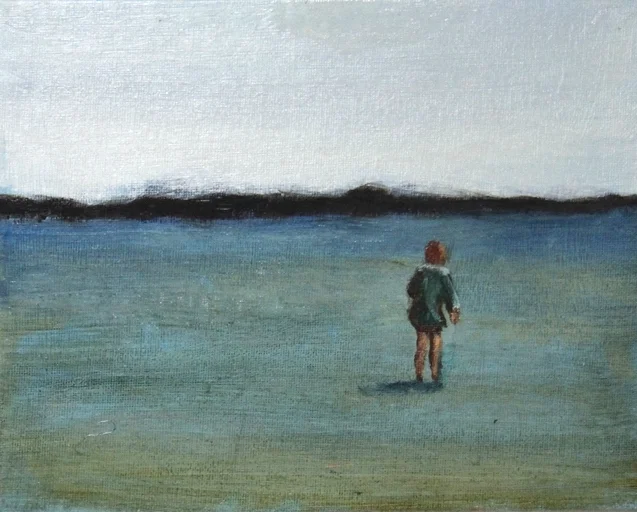 Soph on the beach