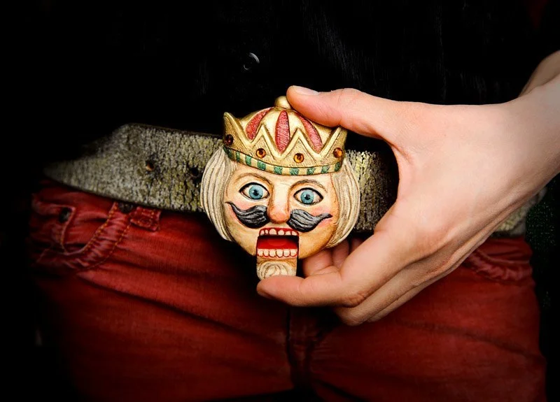 Nutcracker King Buckle