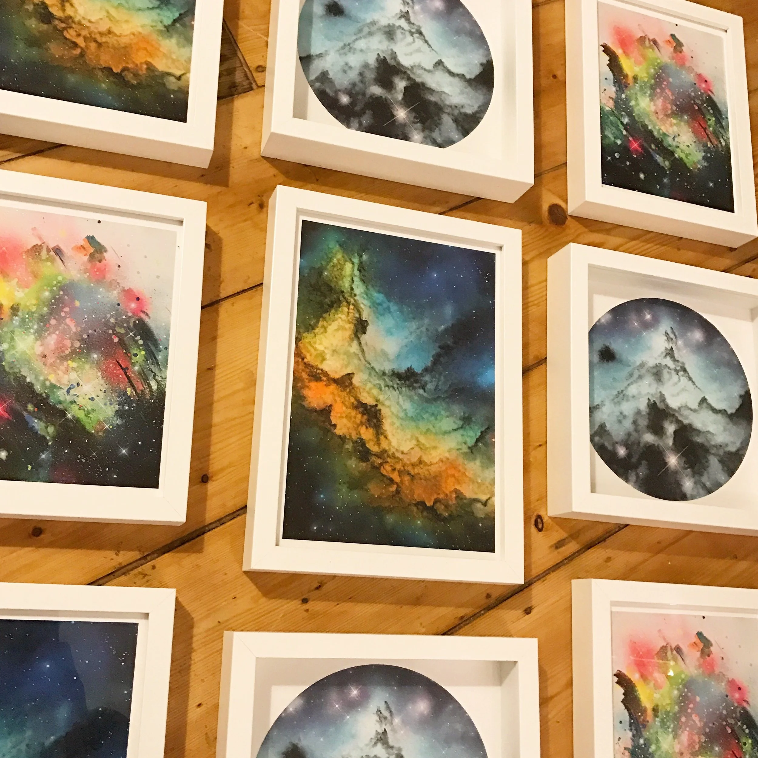 Framed mini prints