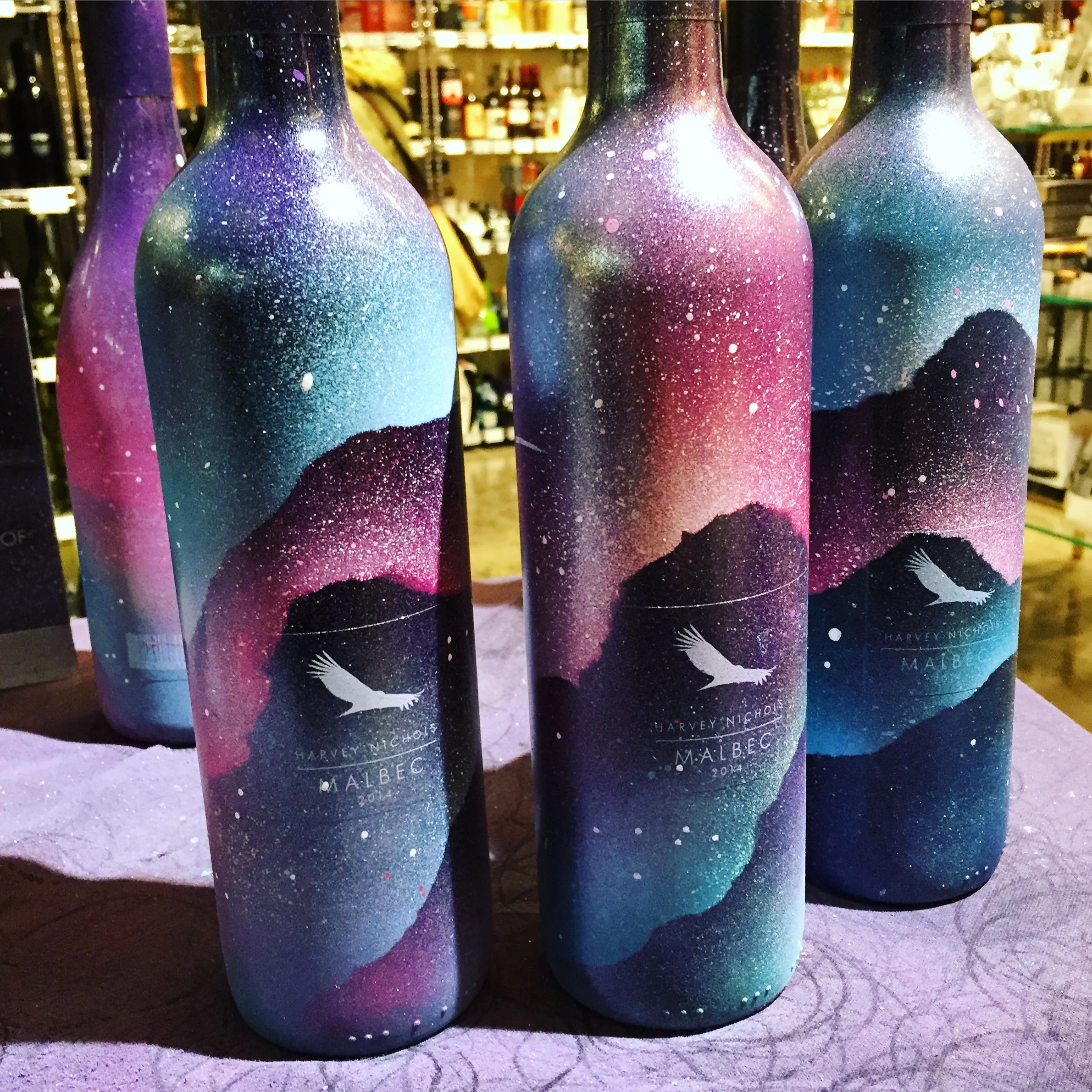 Harvey Nichols custom wine bottles 