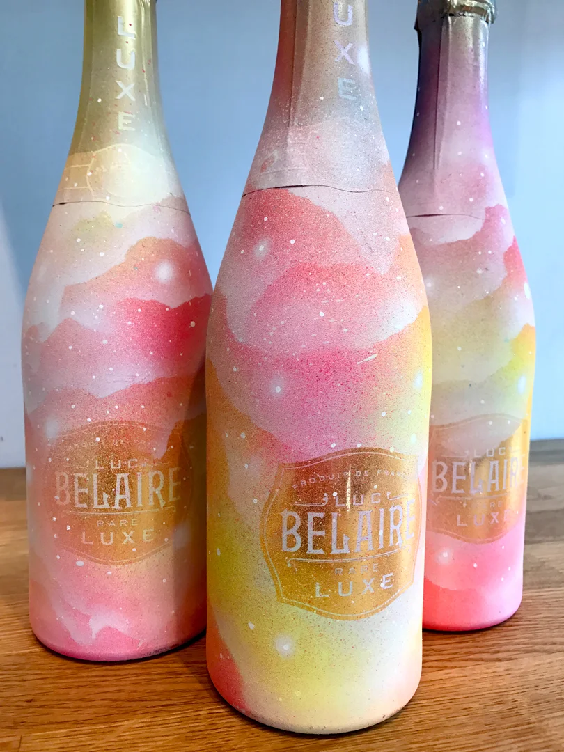 Custom bottles for Belaire