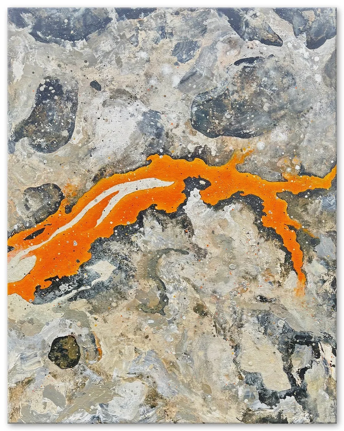 From the Ashes | Bumblebee Jasper portrait | May 2025

#cheba #bumblebee #bumblebeejasper #jasper #crystal #gemstone #contemporaryart #abstractart #studiowork #painting #art