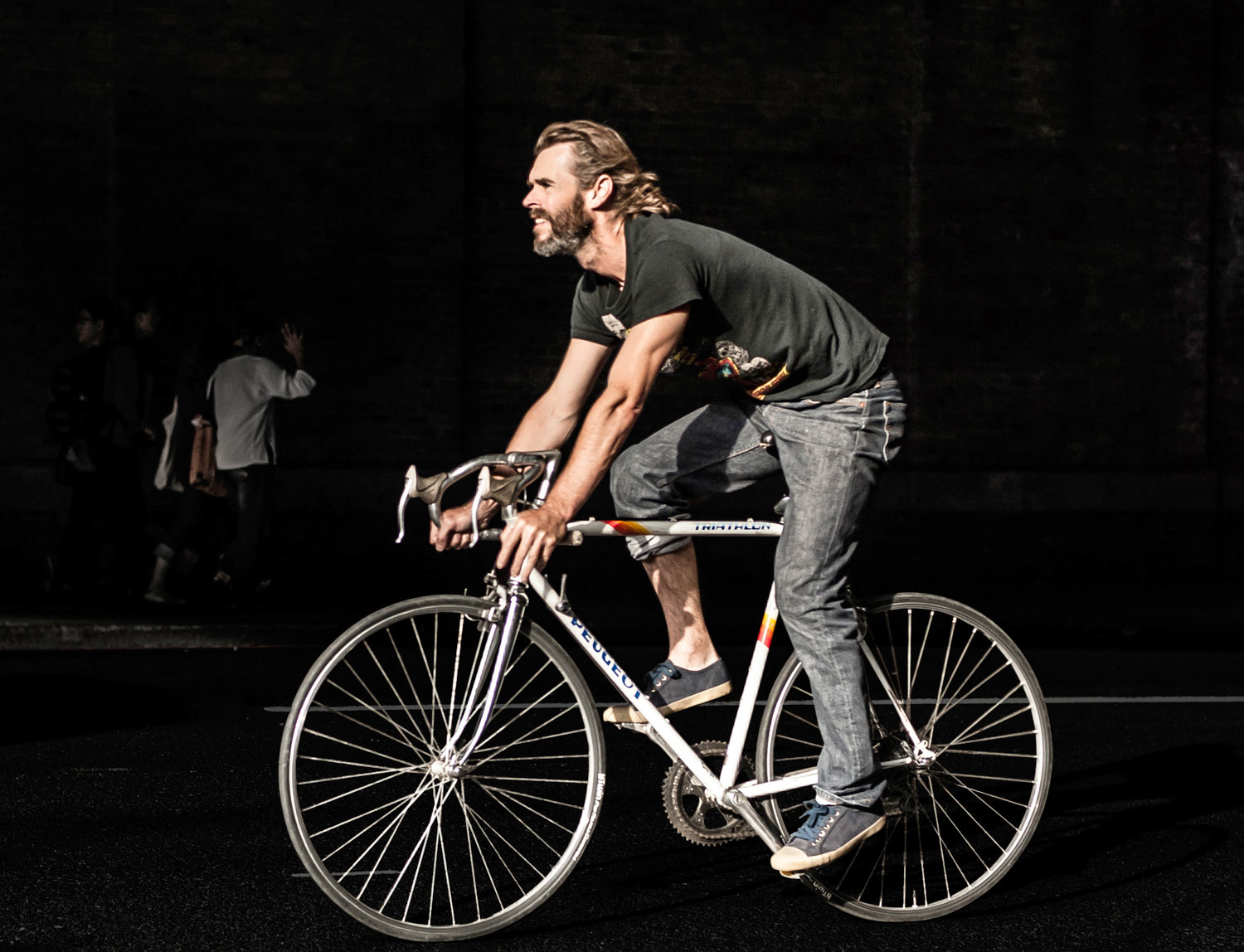 Cyclists Emerging