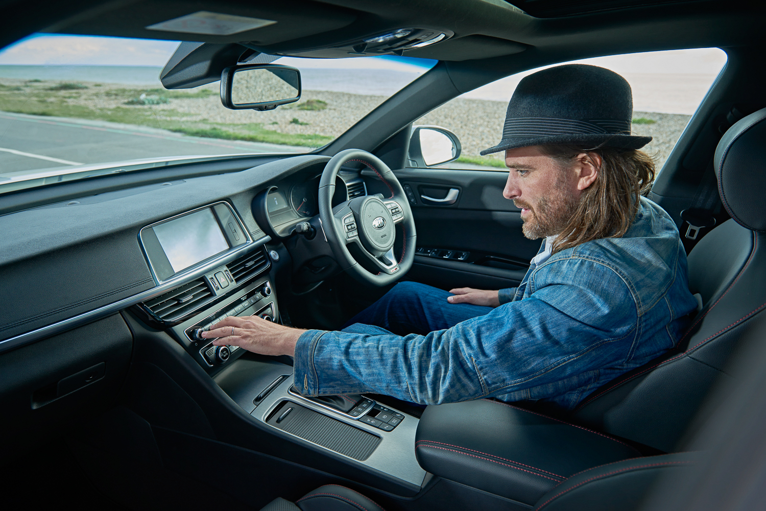 Designer William Hardie and the new Kia Optima
