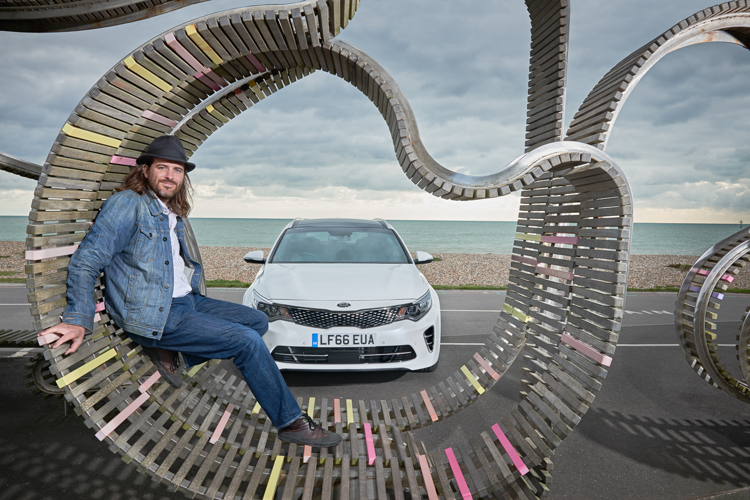 Designer William Hardie and the new Kia Optima
