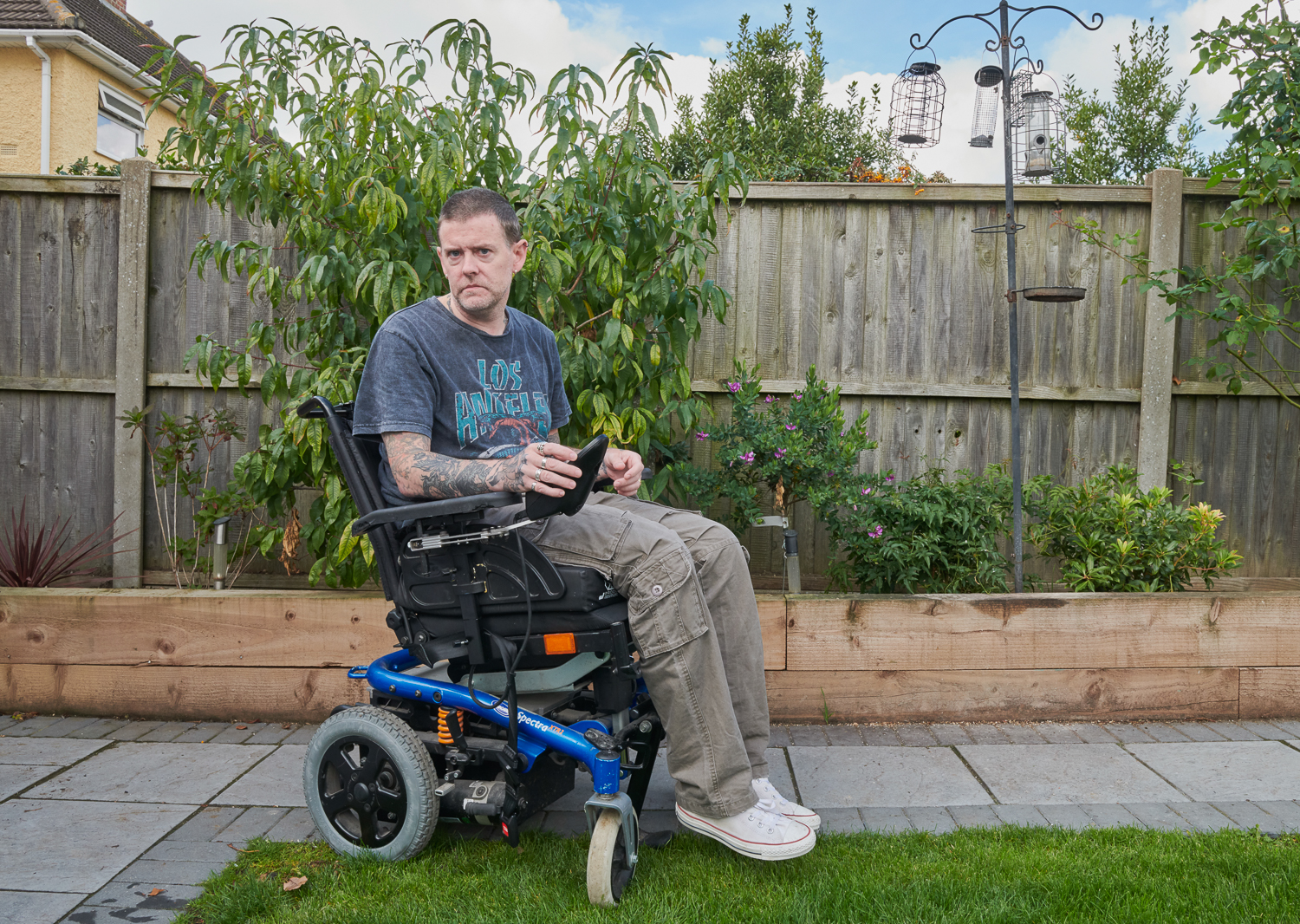 Multiple Sclerosis society case study Neil with his wife Liz