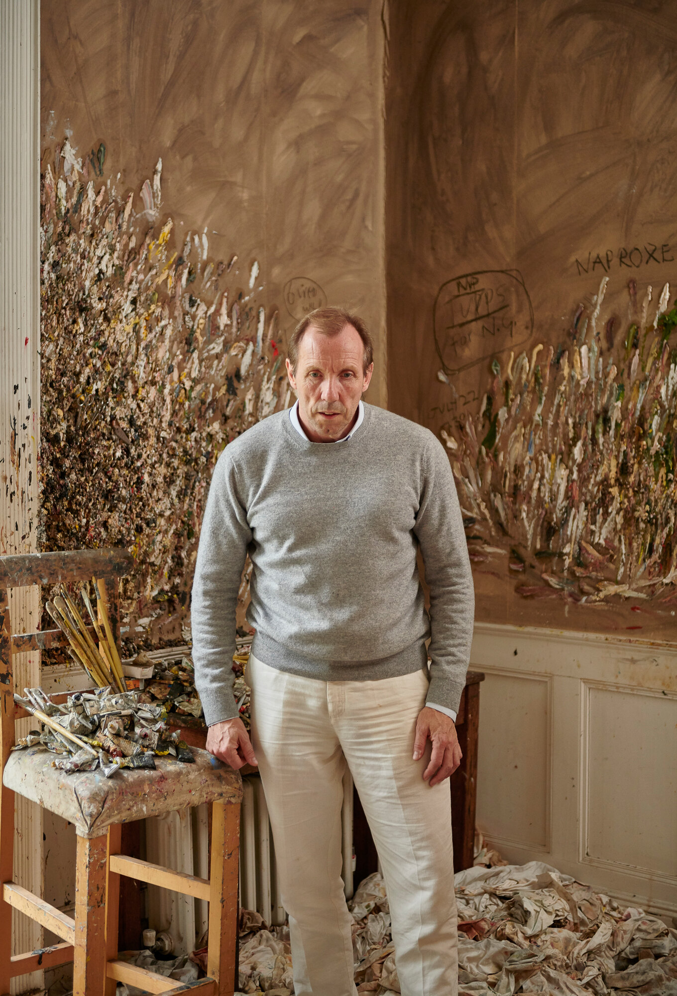 David Dawson in Lucian Freud's studio (Copy)