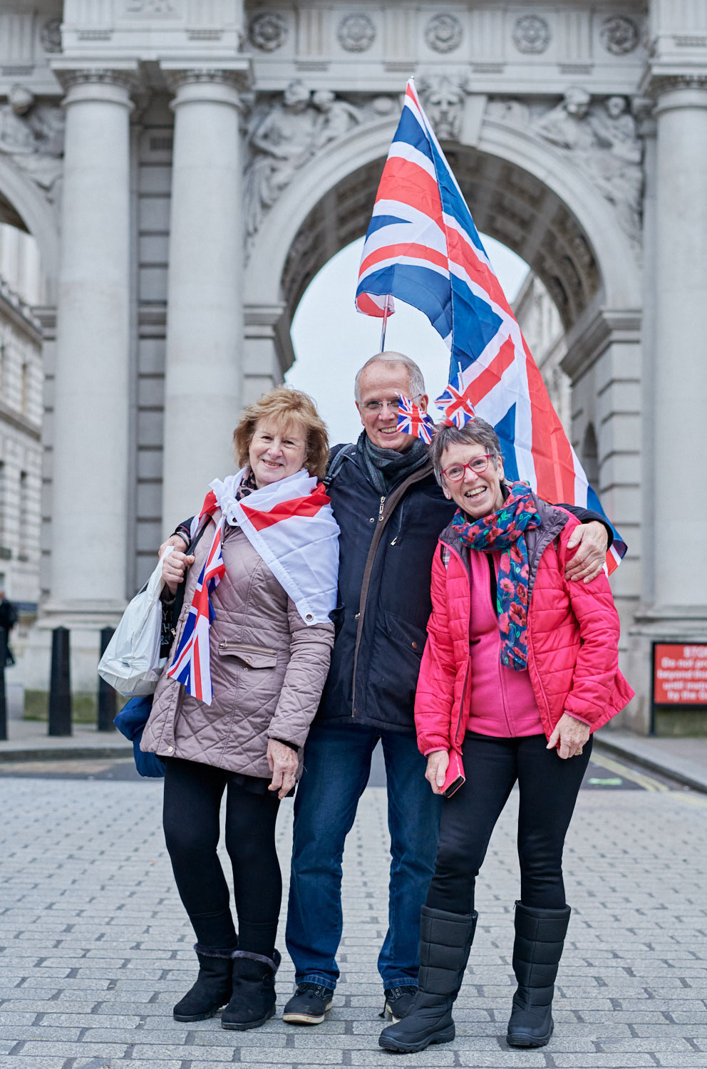 Personal work - Happy Brexiteers on Brexit Day 31 Jan 2020