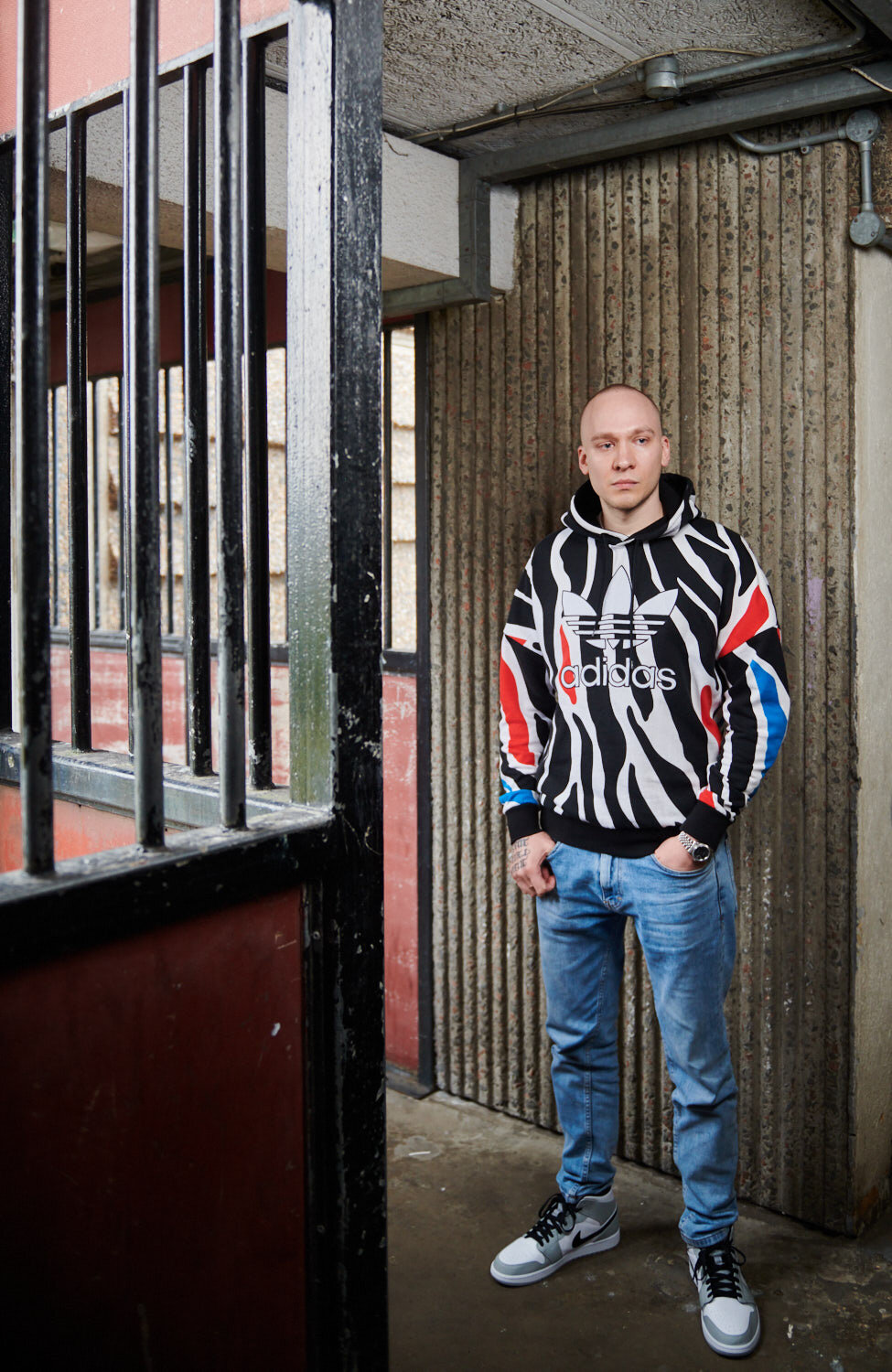 Author Gabriel Krauze on the South Kilburn Estate in NW London, 