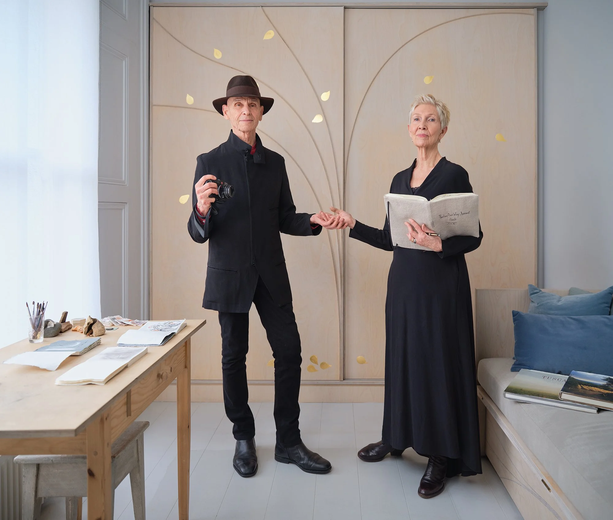 Joel Meyerowitz and Maggie Barrett - after the 'Arnolfini Portrait'