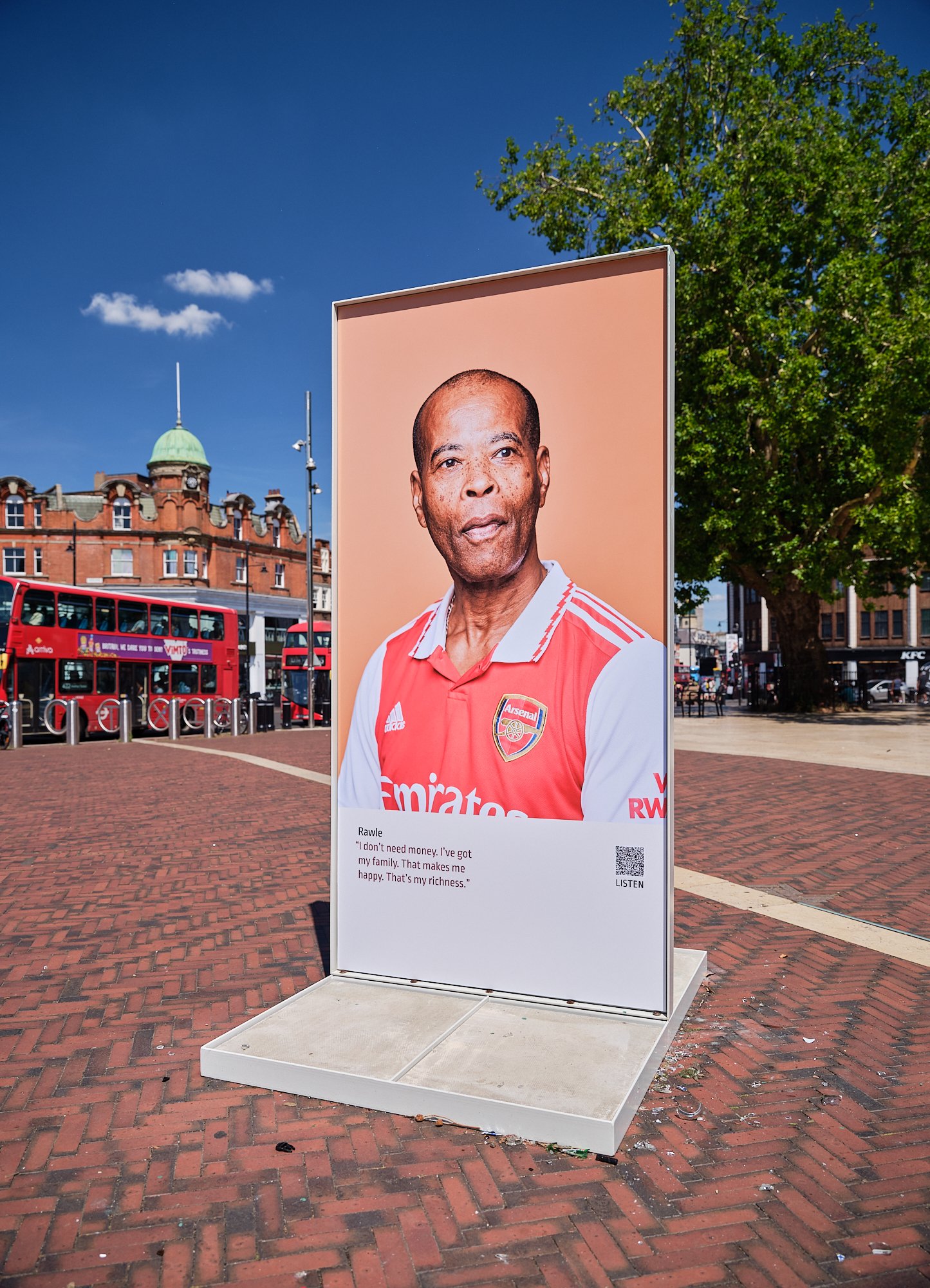 WUS Exhibition at Windrush Square, in Brixton