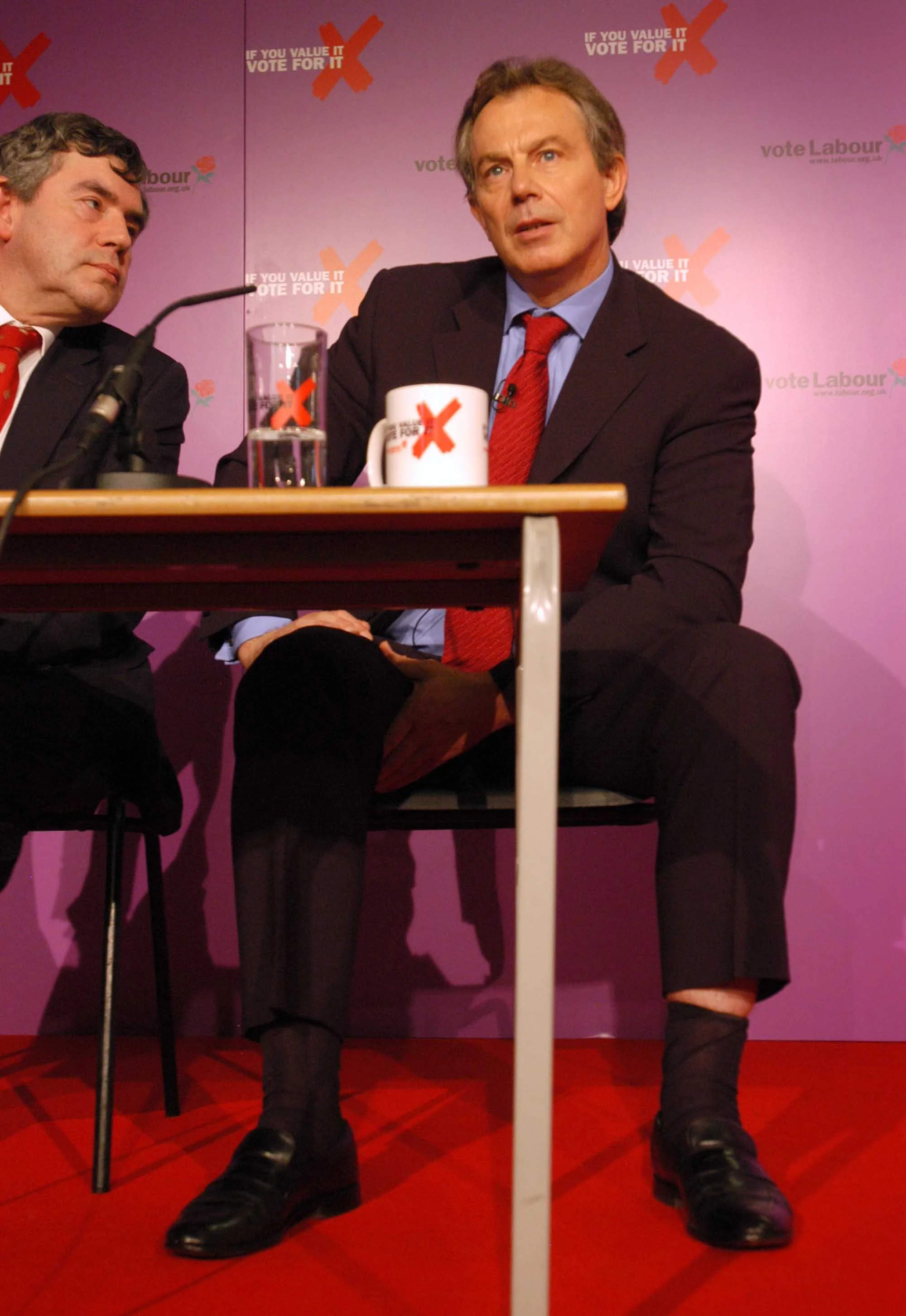 Tony Blair and Gordon Brown