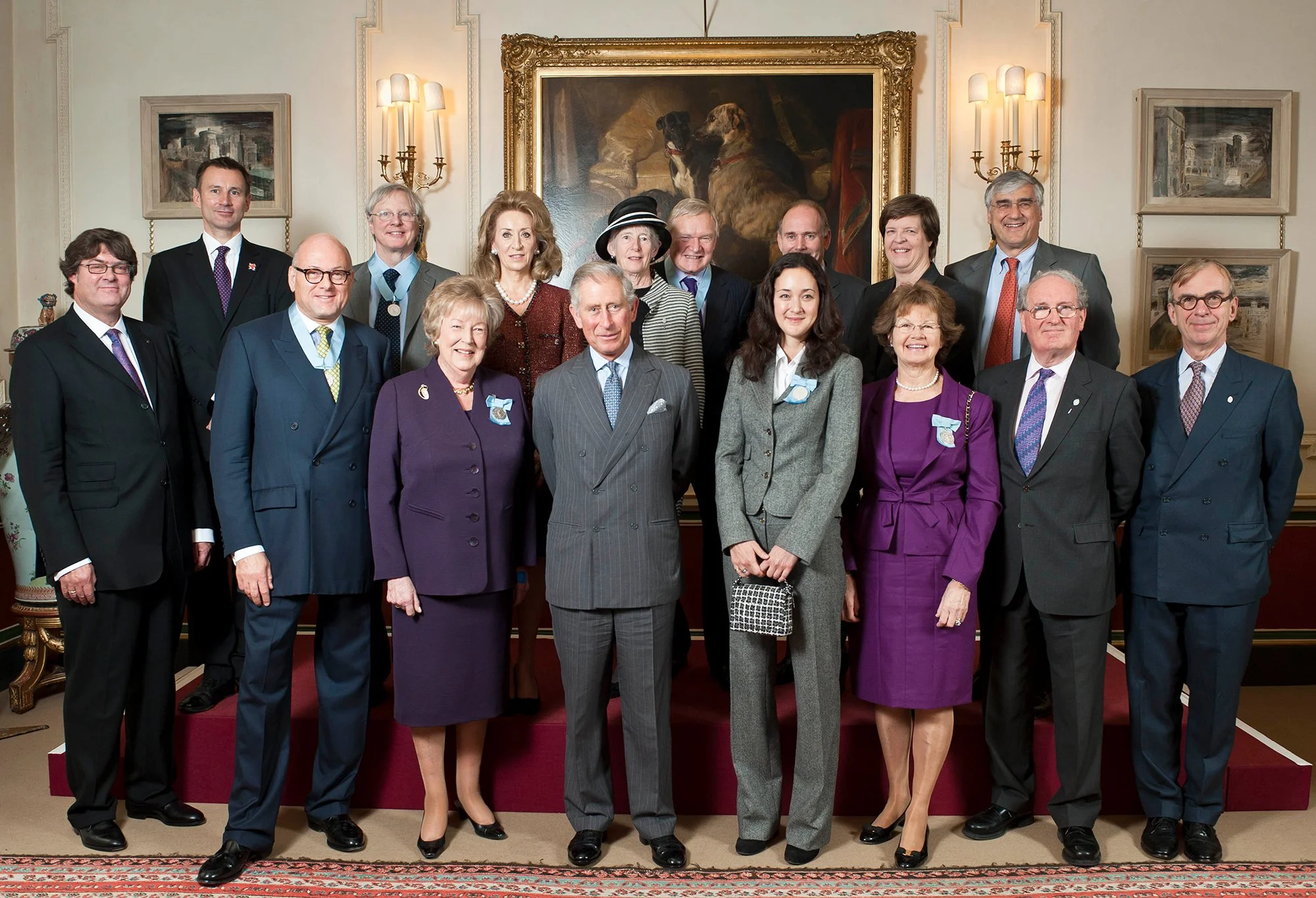 Group Portrait with Prince Charles, now King Charles III