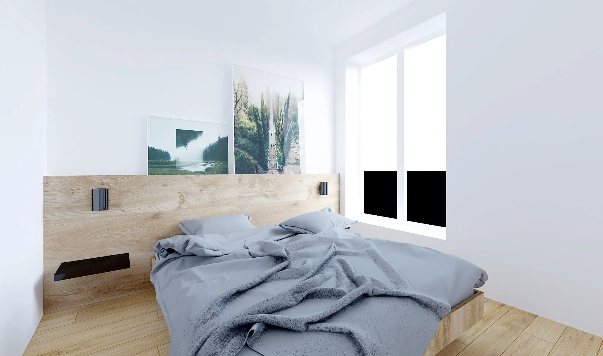 MUR TABLEAU POSE.JPG