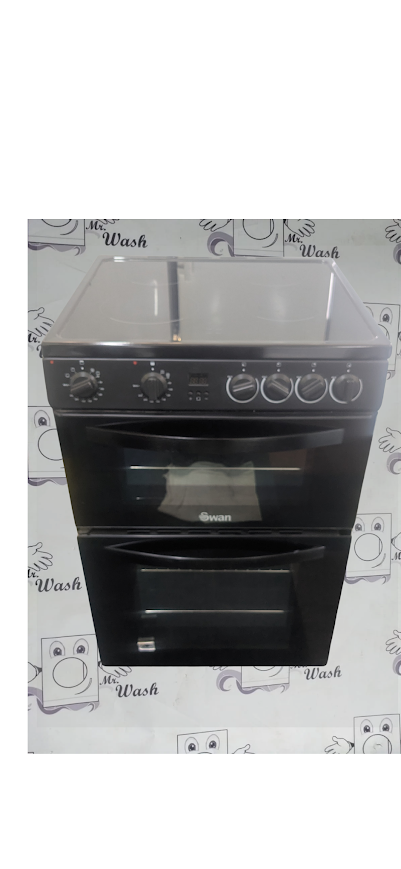 Swan SX16730B 60cm Double Oven Electric Cooker – Black | Birmingham Delivery & Installation