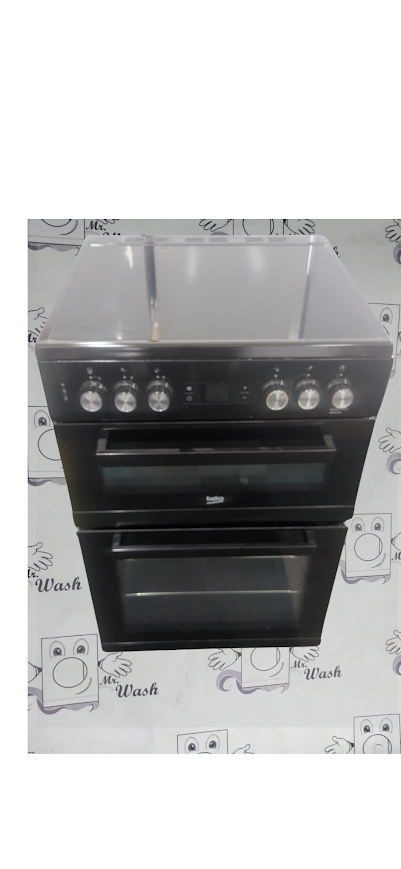 Beko KDC653C 60cm Double Oven Electric Cooker