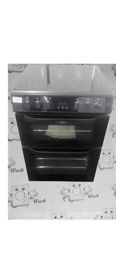 Belling 60cm Double Oven Electric Cooker – Silver – Reconditioned – BELFSE60DDP