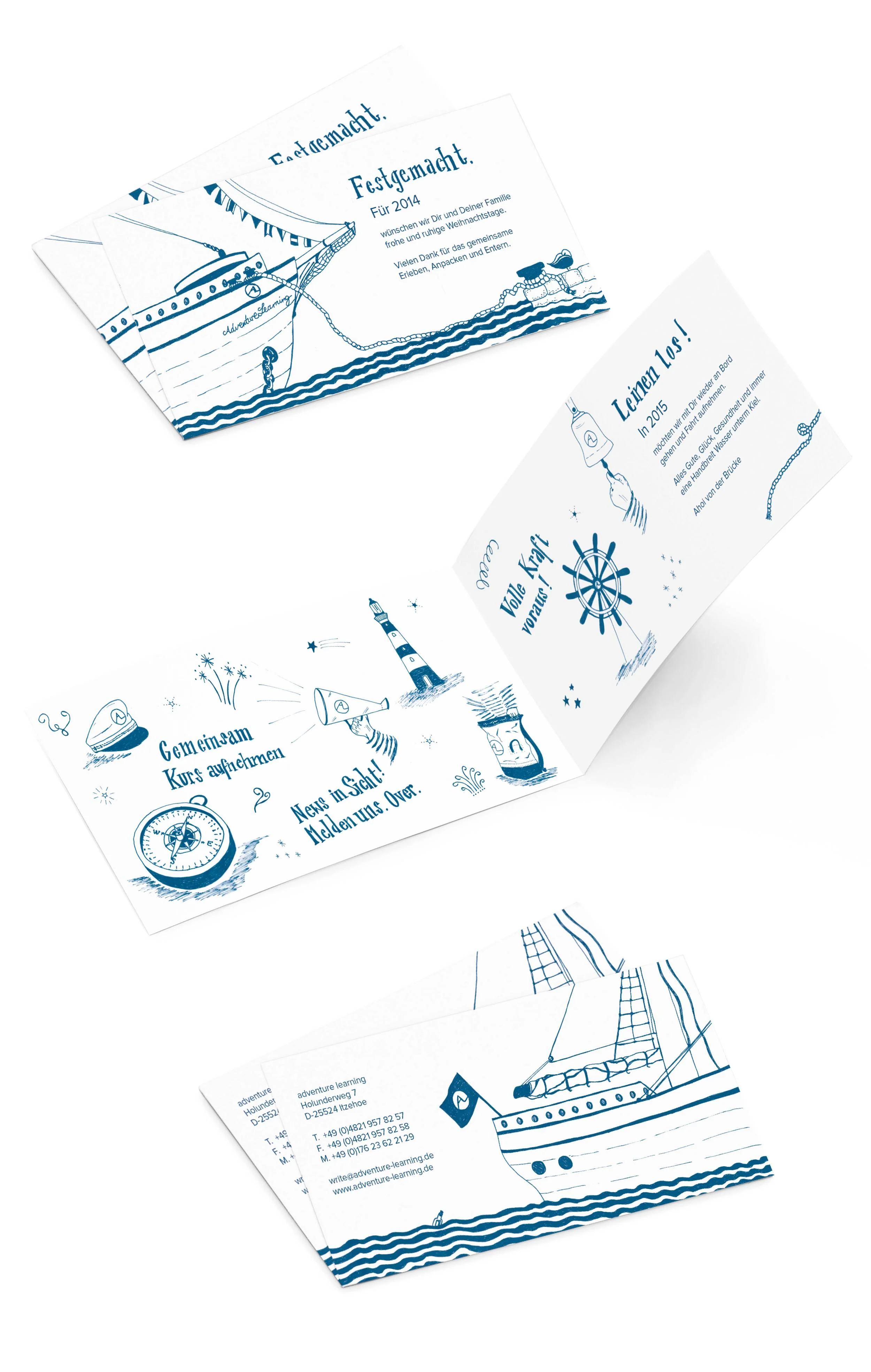 WEIHNACHTSKARTE ADVENTURE LEARNING 2014