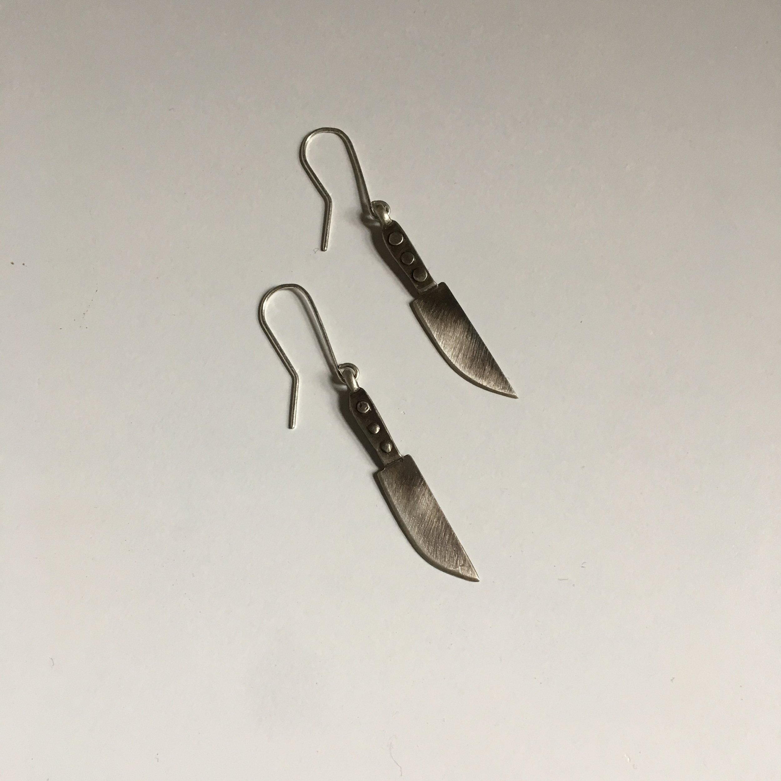 knife earrings