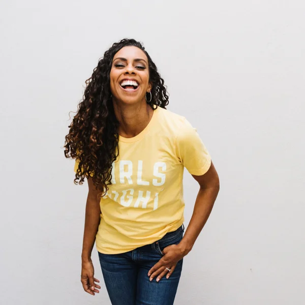Yellow Girls Night Tee | Stephanie May Wilson
