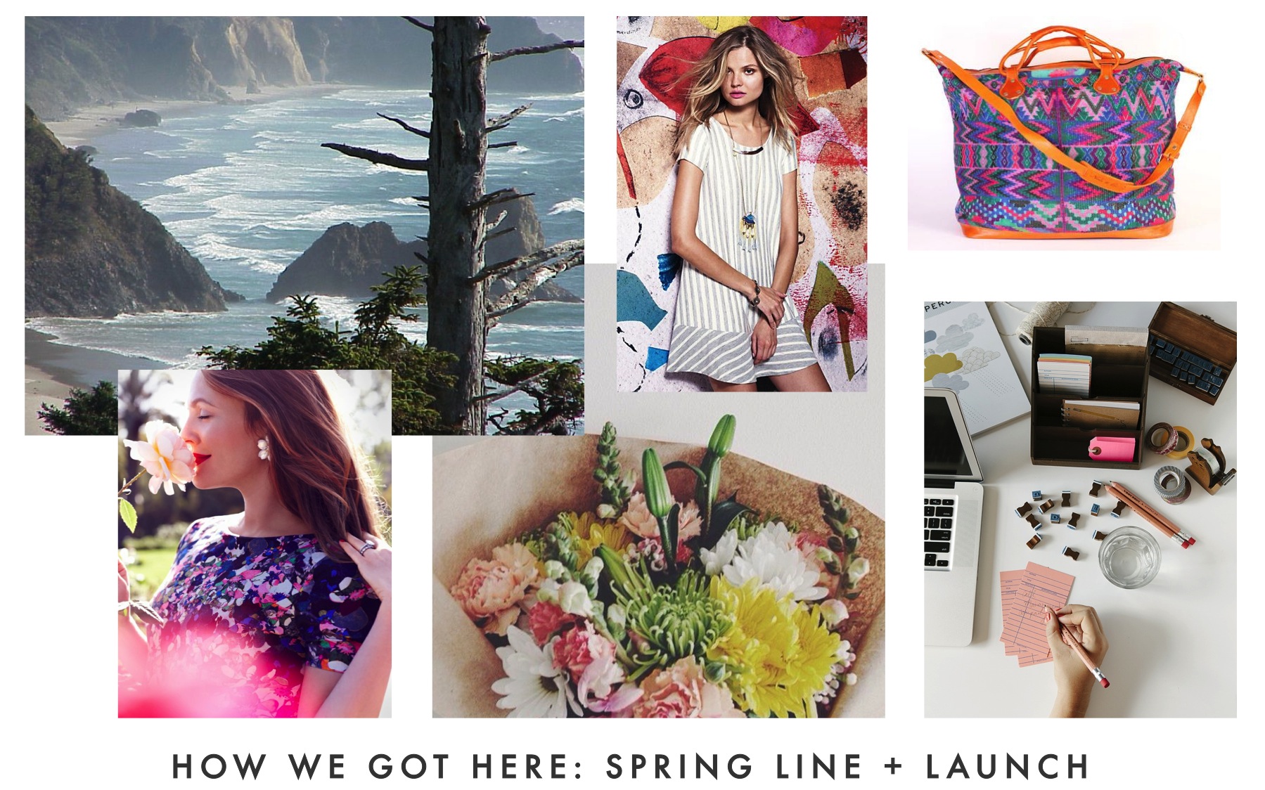 All of these images can be found on my Spring Line inspiration pinboard. 