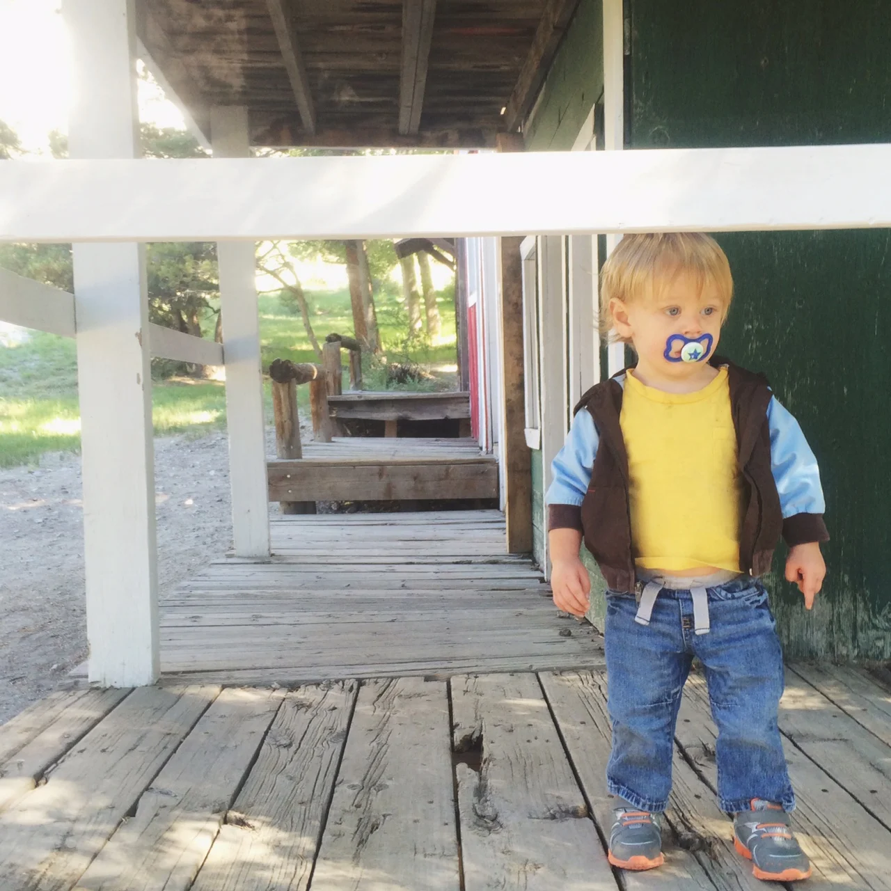 The cutest wrangler on this ranch, hands down. 