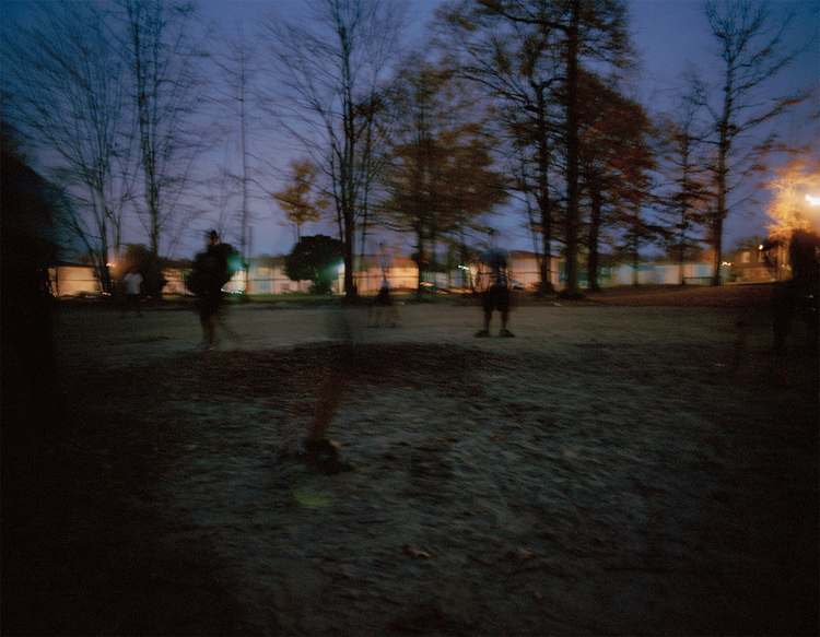 La Mancha's soccer field at night, 2013.