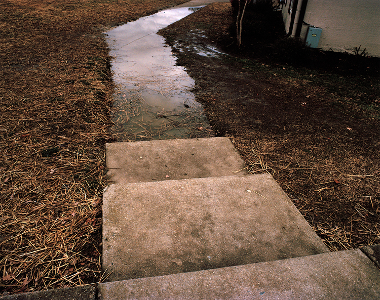 Flooded sidewalk, 2014.