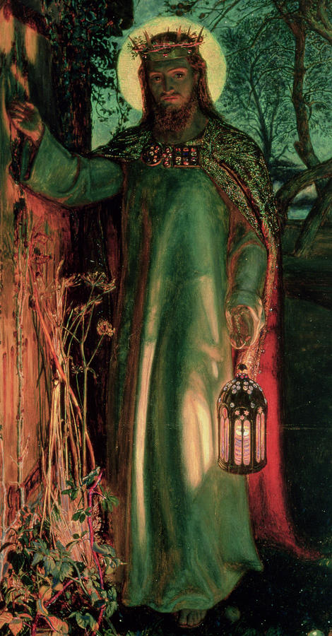 The Light of the World, c.1852 (oil on canvas) by William Holman Hunt
