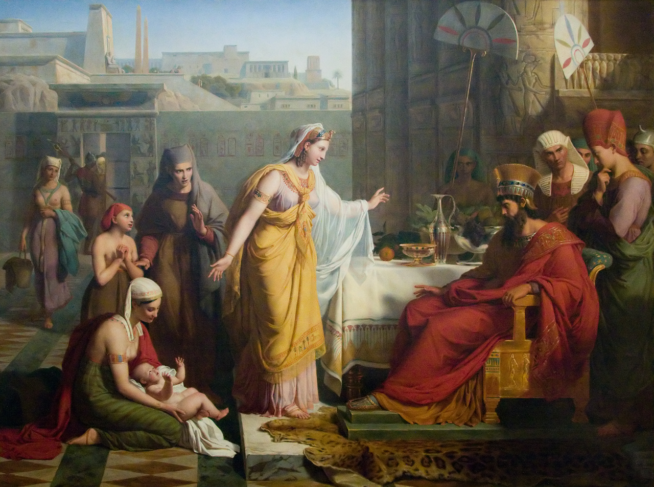 Andre Jacques Victor Orsel, The Infant Moses Presented to Pharaoh, 1830