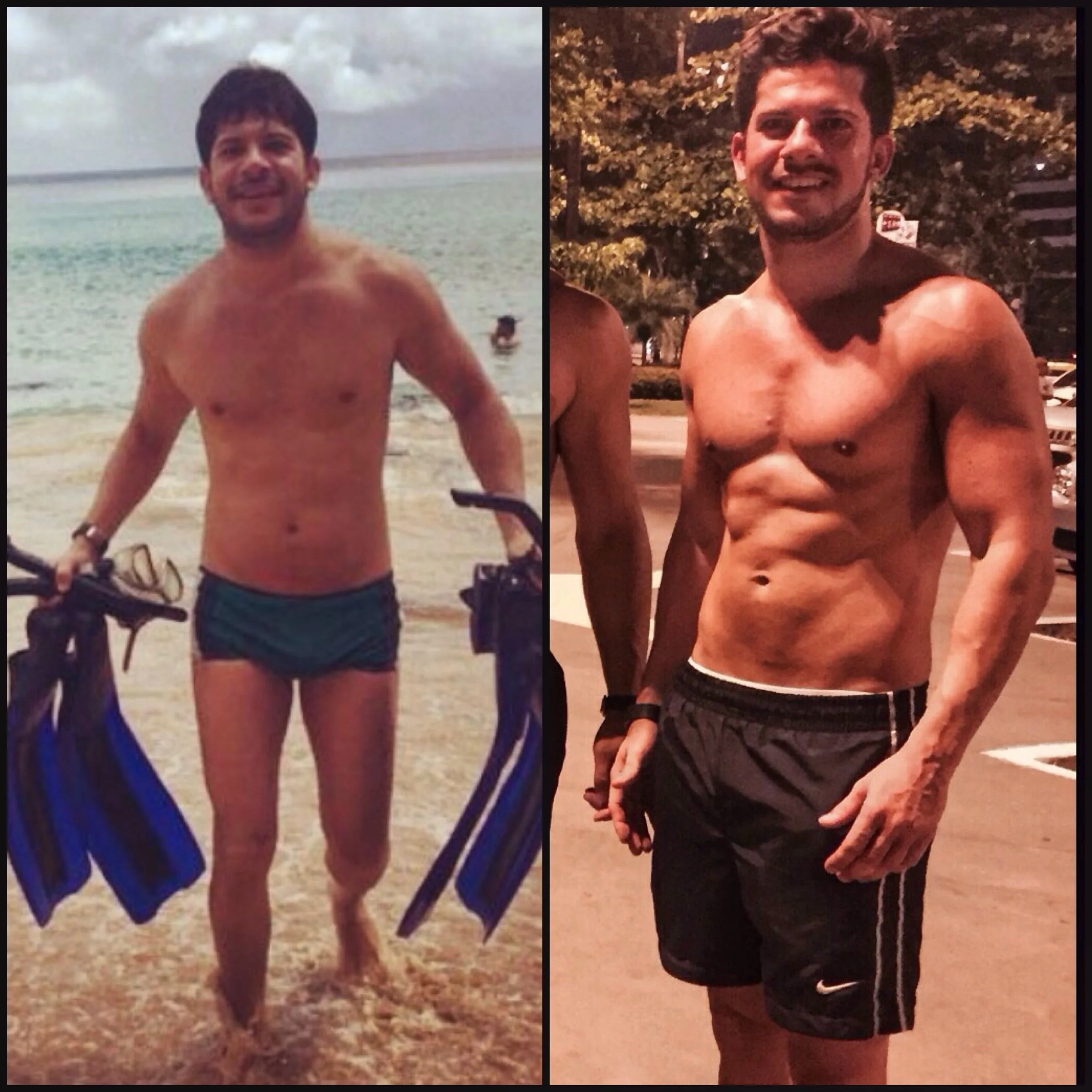 After 5 weeks, Alexandre Fraga lost 4 % body, and increases his lean body mass.
