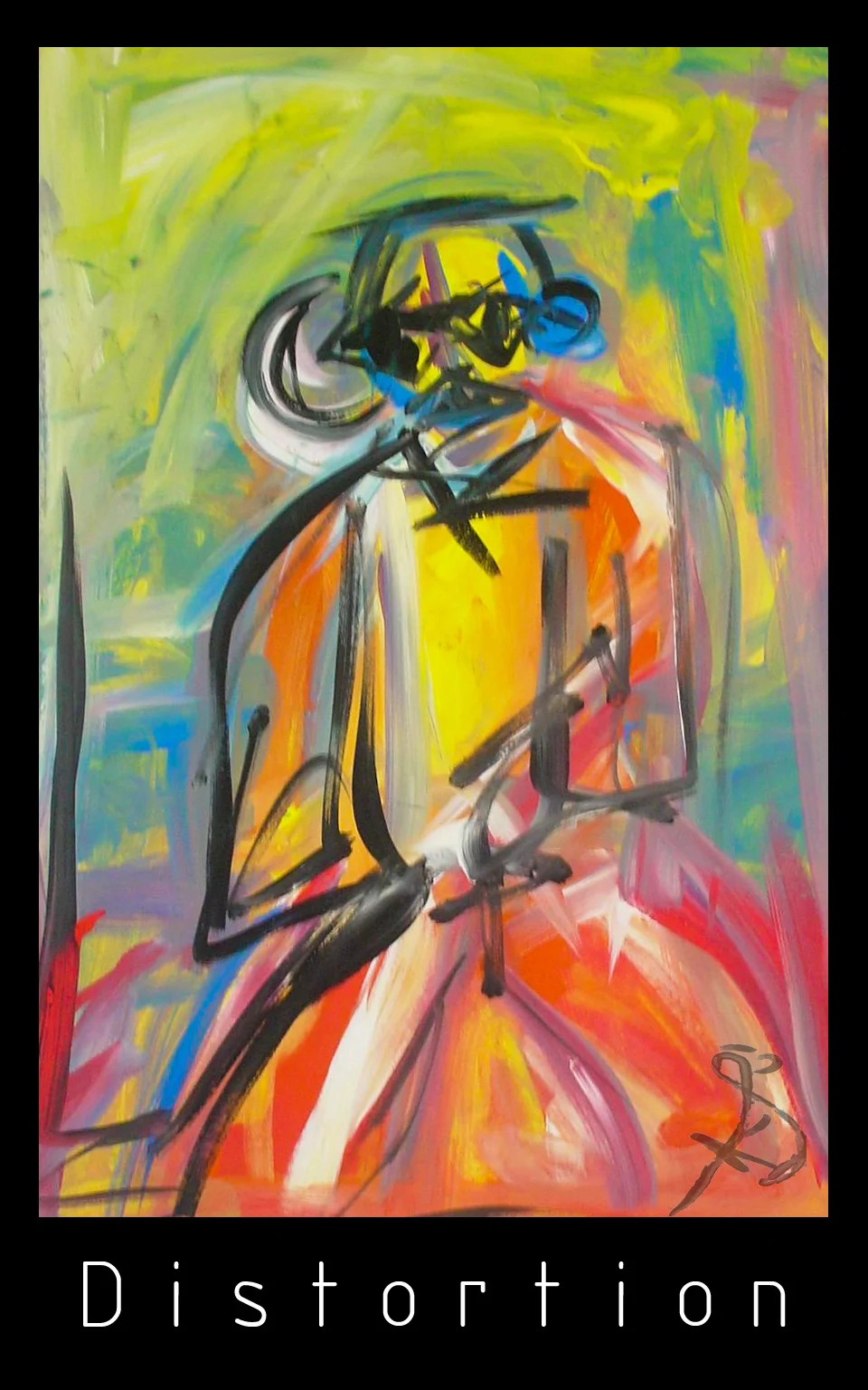 Acrylic painting -Anonymous