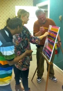 Volunteer Art Lesson