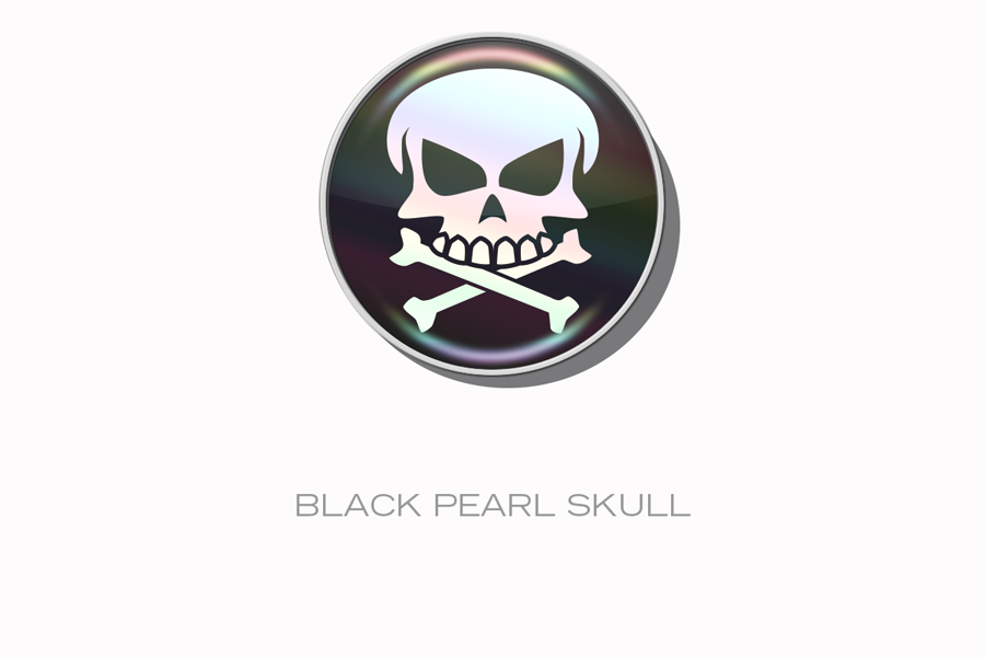 Black Pearl Skull RaceDots®