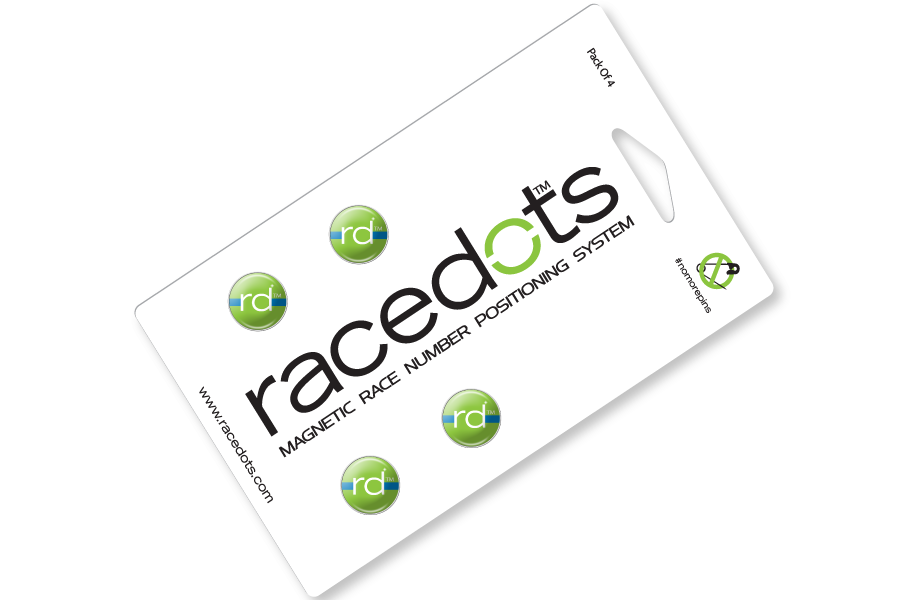 Direct From Manufacturer RaceDots Magnetic Race Number Attachment System 4pk 