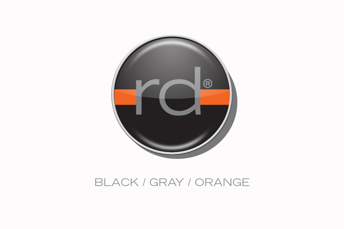 Black Gray Orange RaceDots®