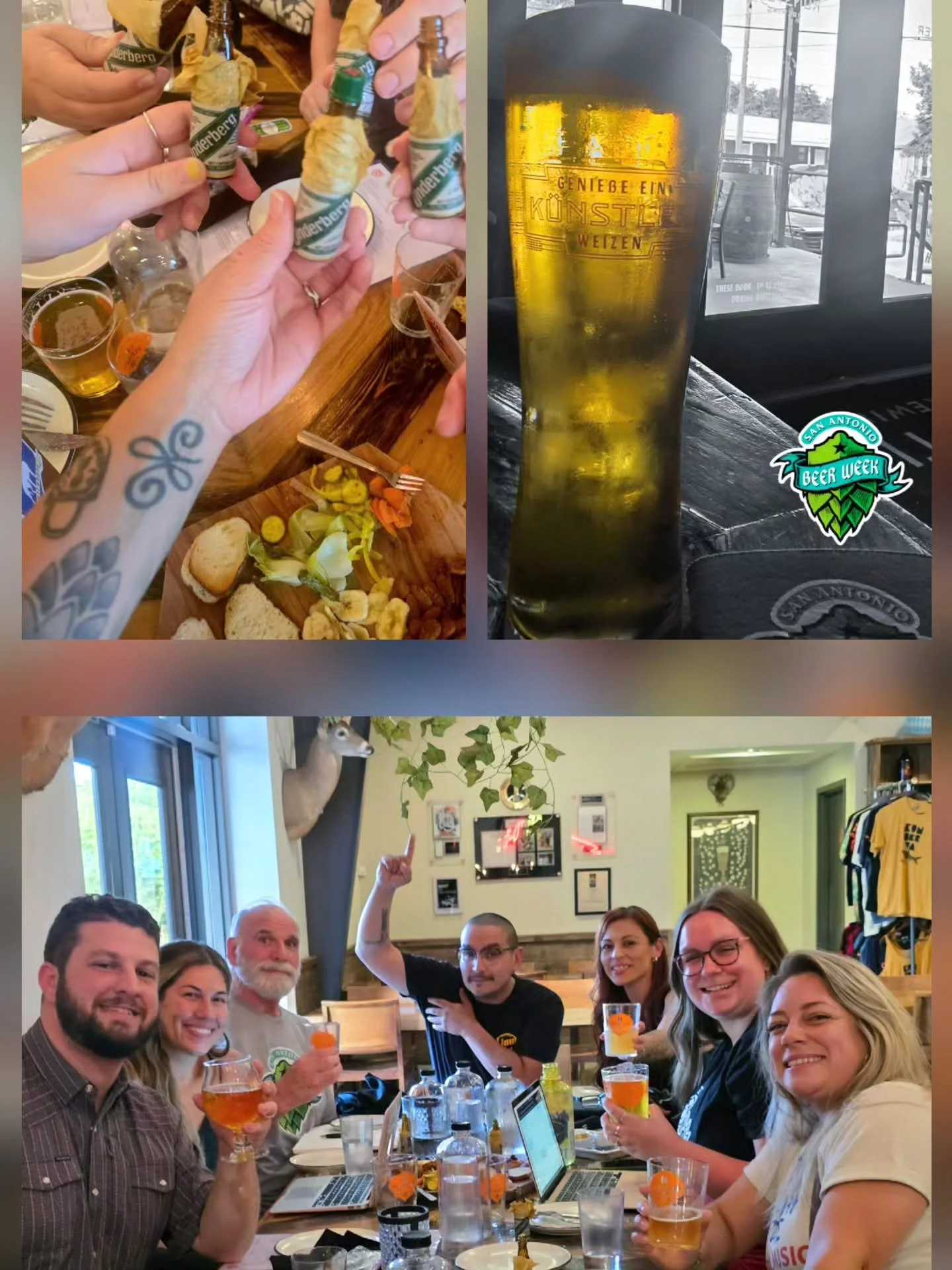 Cheers to @kuenstlerbrew 🍻
Thanks for having us!
We appreciate the great food, awesome service &amp; EXCELLENT brew!

Shout-out @beer_reviewer @alyvann714 for coming out to support 🙌

See y'all at the next meet up S.A.

#sabw #craftbeerlove #suppor
