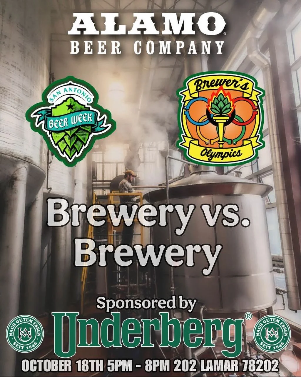 Do you think you have what it takes? Want to see San Antonio&rsquo;s top brewery teams face off head-to-head, all while having a good time and fellowship? Swing by after SA Beerfest on October 18th for SABW&rsquo;s Brewery Olympics where only one tea