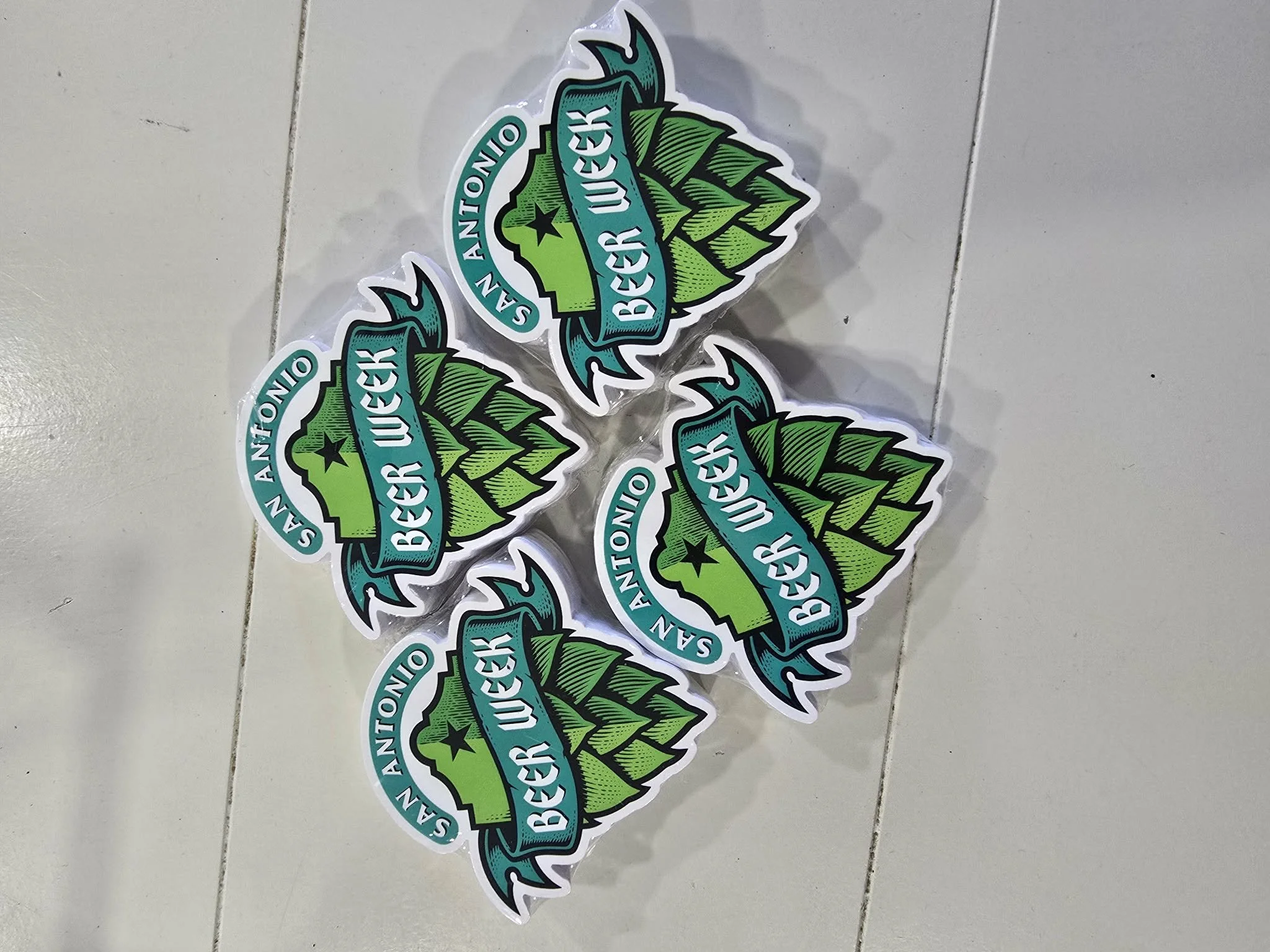 San Antonio Beer Week Stickers