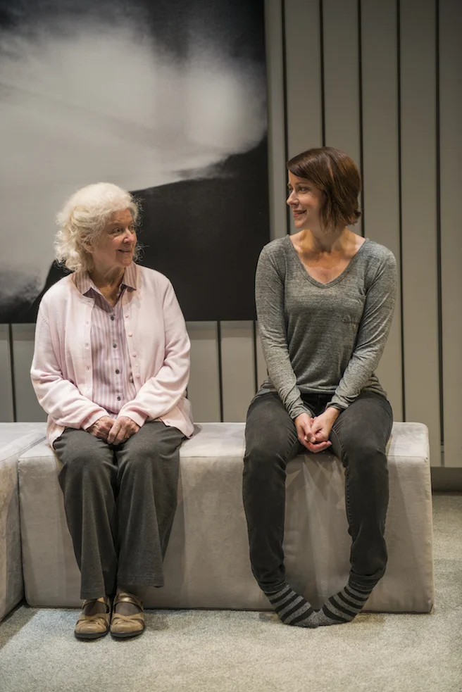 MARJORIE PRIME. WRITERS THEATRE, 2015. MARY ANN THEBUS, KATE FRY. PHOTO: MICHAEL BROSILOW.