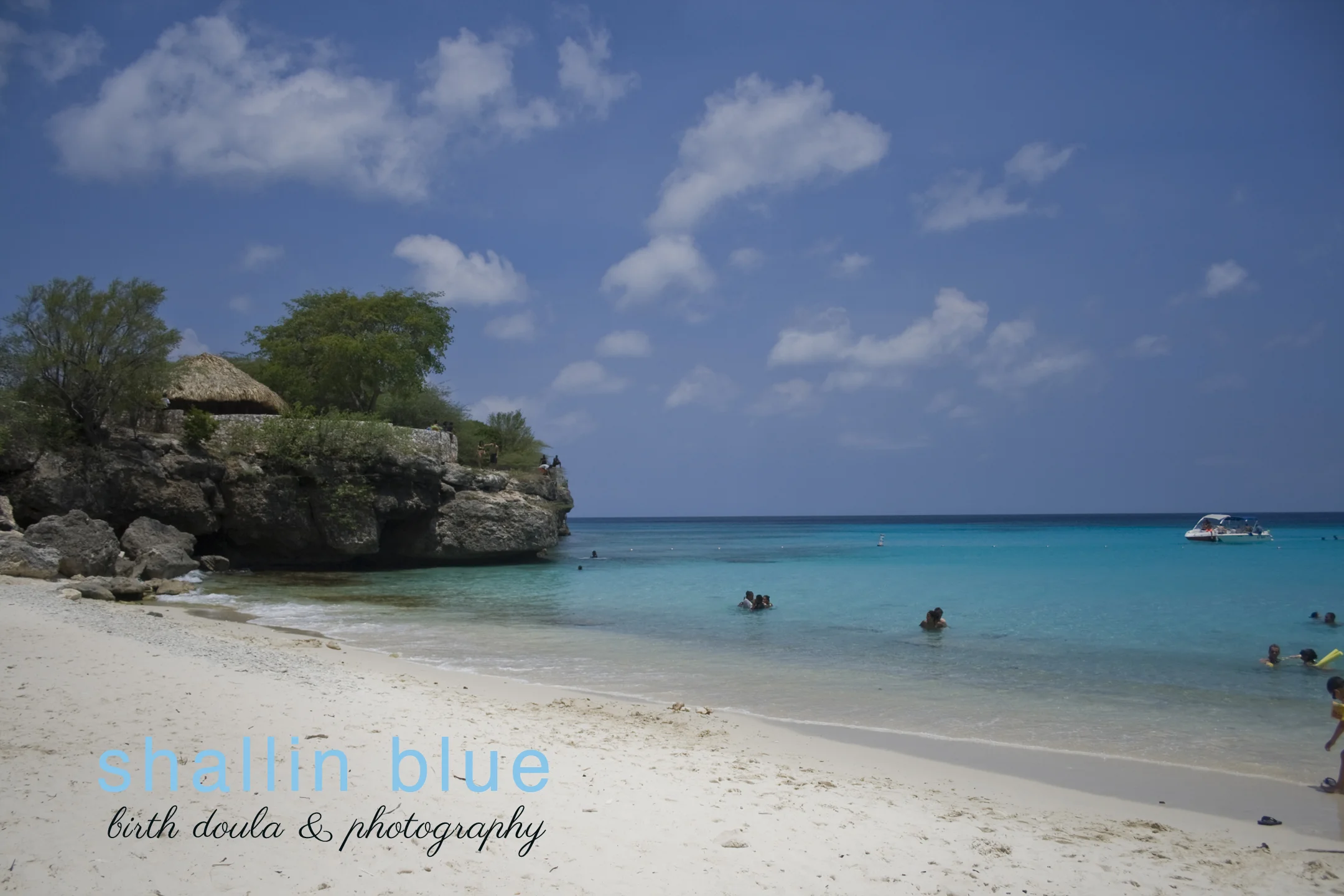 The hue of Shallin Blue captured here, at Knip Beach, Curacao