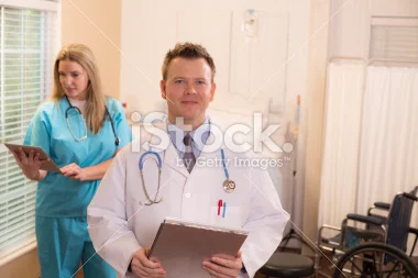 Picture of medical offices. Patient interacting with someone would be best.