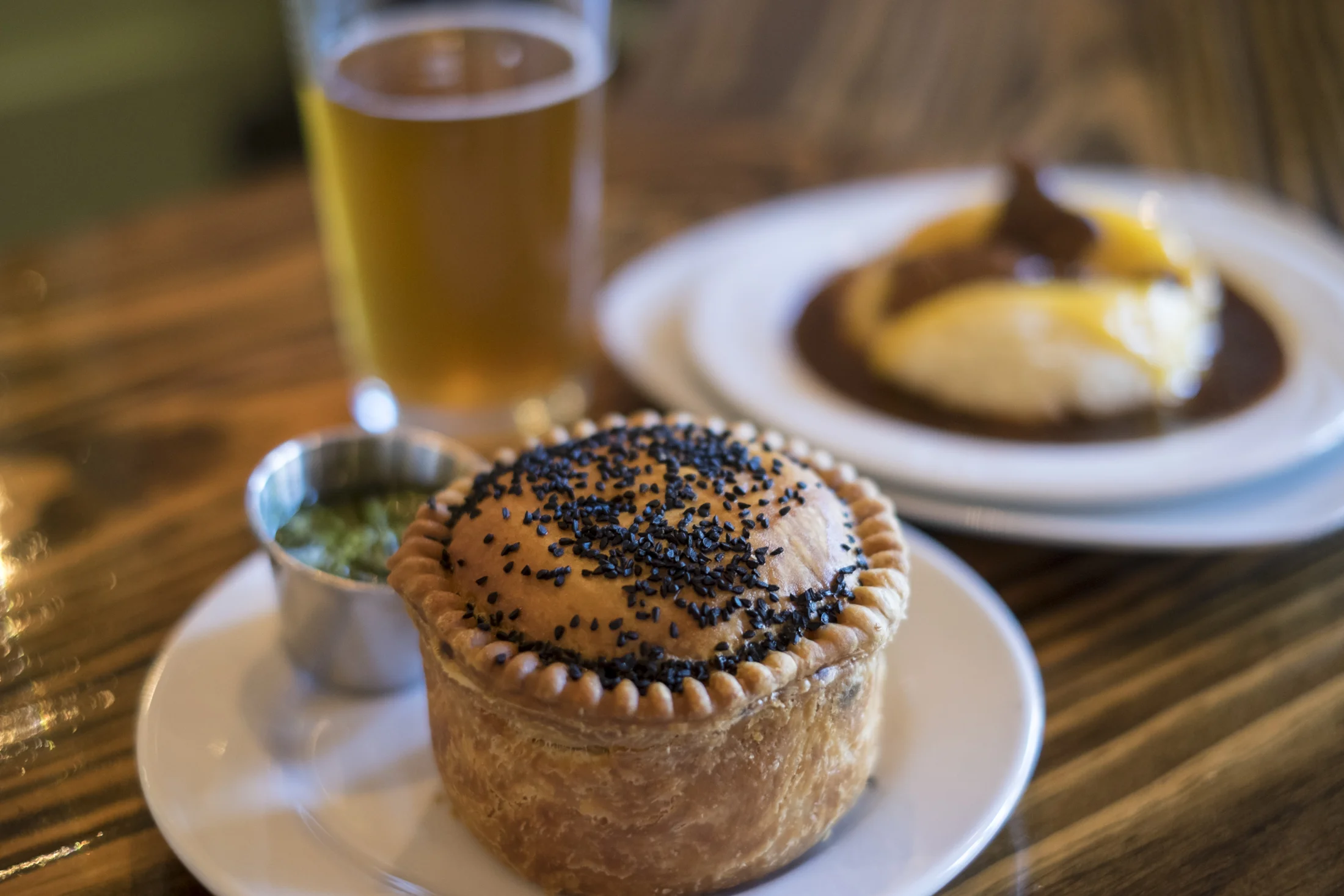  A proper early dinner. 