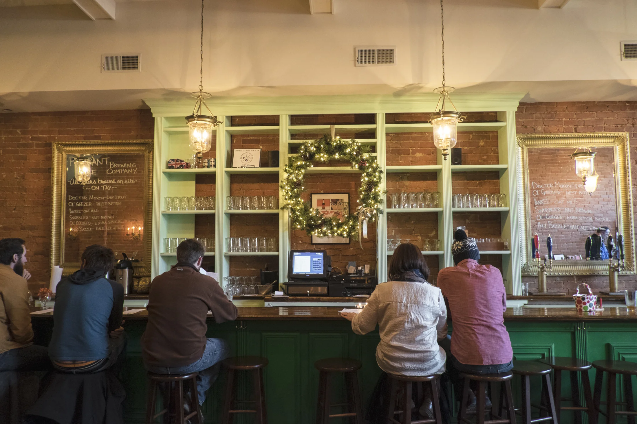  If you're not here for pie, you're definitely here for a beer. 