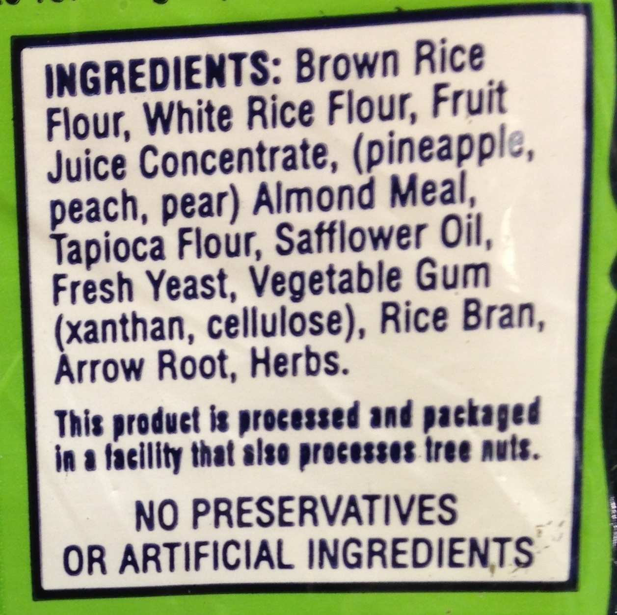 This gluten-free bread would not be suitable for a low-FODMAP diet because it contains fruit juice concentrate.