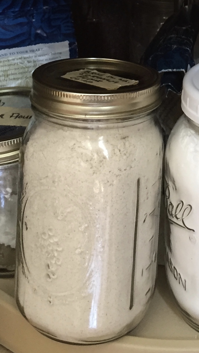It is difficult to tell one flour or starch from another--label them carefully if you remove them from their original packaging.